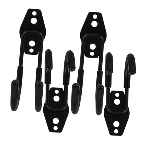 SEWACC 4 Stück Schwere Wandhaken mit Anti-Rutsch-Beschichtung Robuste Garagen-Aufhänger für Leiter Fahrrad Gartengeräte Einfache Montage Modernes Dunkles Design Platzsparende SEWACC 4 Stück Schwere Wandhaken mit Anti-Rutsch-Beschichtung Robuste Garagen-Aufhänger für Leiter Fahrrad Gartengeräte Einfache Montage Modernes Dunkles Design Platzsparende von SEWACC