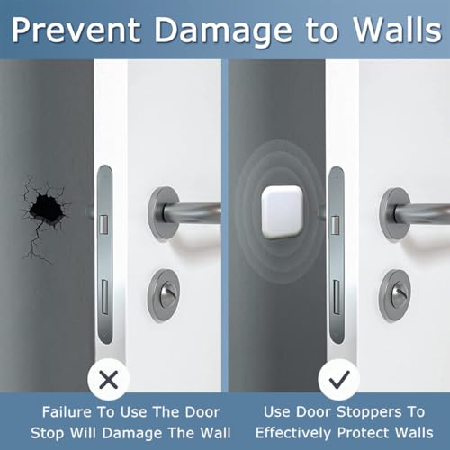 SEWACC 4 Stück Selbstklebender Silikon Türstopper Wand Türklinkenschutz Geräuschdämpfend Kratzfest für Schlafzimmer Büro Wohnzimmer Anti tür Zuschlagen Wandschutz Türpuffer SEWACC 4 Stück Selbstklebender Silikon Türstopper Wand Türklinkenschutz Geräuschdämpfend Kratzfest für Schlafzimmer Büro Wohnzimmer Anti tür Zuschlagen Wandschutz Türpuffer von SEWACC