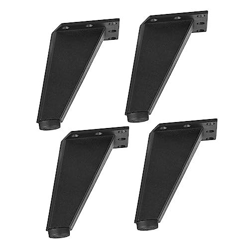 SEWACC 4 Stück Teiliges Aluminiumlegierung Möbelbeine Verstellbare Stützfüße für Sofa Tv Schrank Badezimmermöbel Langlebig und Stabil Schwarz für Vielseitige Anwendungen SEWACC 4 Stück Teiliges Aluminiumlegierung Möbelbeine Verstellbare Stützfüße für Sofa Tv Schrank Badezimmermöbel Langlebig und Stabil Schwarz für Vielseitige Anwendungen von SEWACC