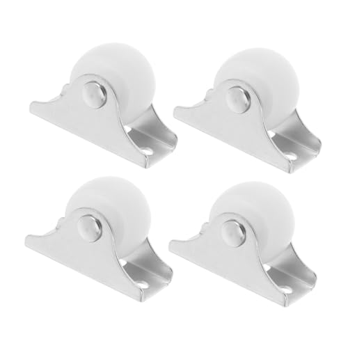 SEWACC 4 Stück Teiliges Feste Kunststoff schubladenräder für Möbel Geräuschdämpfend Stoßabsorbierend Einfache Montage durch Vorgebohrte Langlebige Pp konstruktion für Schränke von SEWACC