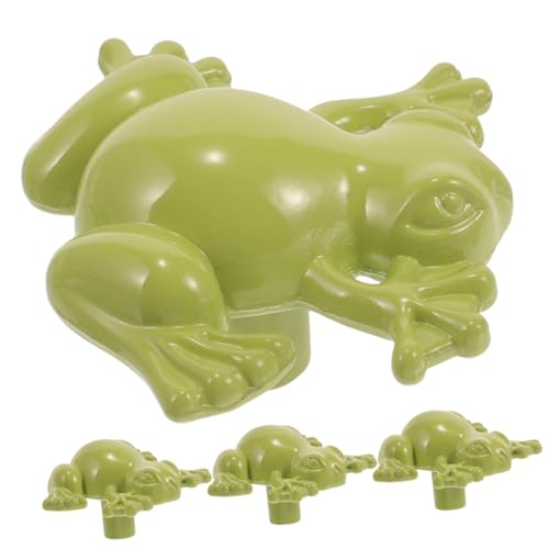 SEWACC 4 Stück Teiliges Frosch Möbelgriffe aus Robustem Zinklegierung Verschleißfest und Rostfrei Einfach zu Montieren Vielseitig Einsetzbar für Kommoden Schränke und Kleiderschränke im von SEWACC