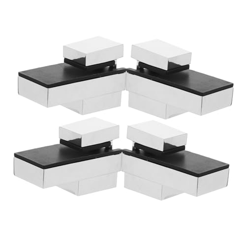 SEWACC 4 Stück Teiliges Glasregalhalter Stabile Wandhalterung für Glaseinlegeböden Einfach zu Montierende Glasklemmen für Küche und Bad Kompatibel mit Glas Holz und Duschabtrennungen SEWACC 4 Stück Teiliges Glasregalhalter Stabile Wandhalterung für Glaseinlegeböden Einfach zu Montierende Glasklemmen für Küche und Bad Kompatibel mit Glas Holz und Duschabtrennungen von SEWACC