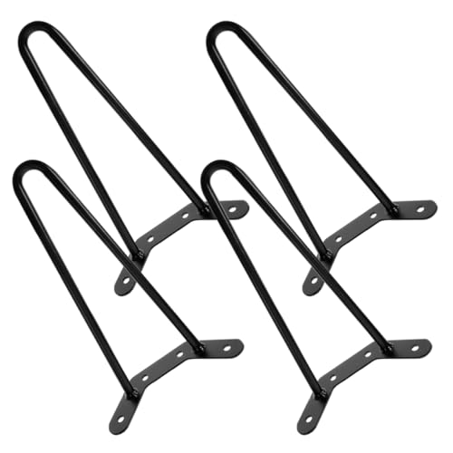 SEWACC 4 Stück Teiliges Haarnadel Tischbeine Metall Verstellbare Möbelfüße für Esstisch Schreibtisch und Couchtisch Höhe Schwarz Stabil und Langlebig SEWACC 4 Stück Teiliges Haarnadel Tischbeine Metall Verstellbare Möbelfüße für Esstisch Schreibtisch und Couchtisch Höhe Schwarz Stabil und Langlebig von SEWACC