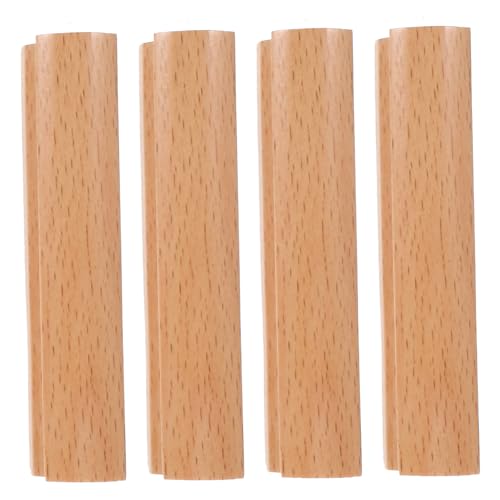 SEWACC 4 Stück Teiliges Holzgriffe aus Buchenholz mit Lochabstand Langlebige Schrank Schubladengriffe für Kommode Kleiderschrank Schuhschrank Einfache Montage Natürlicher Holzfarbton SEWACC 4 Stück Teiliges Holzgriffe aus Buchenholz mit Lochabstand Langlebige Schrank Schubladengriffe für Kommode Kleiderschrank Schuhschrank Einfache Montage Natürlicher Holzfarbton von SEWACC