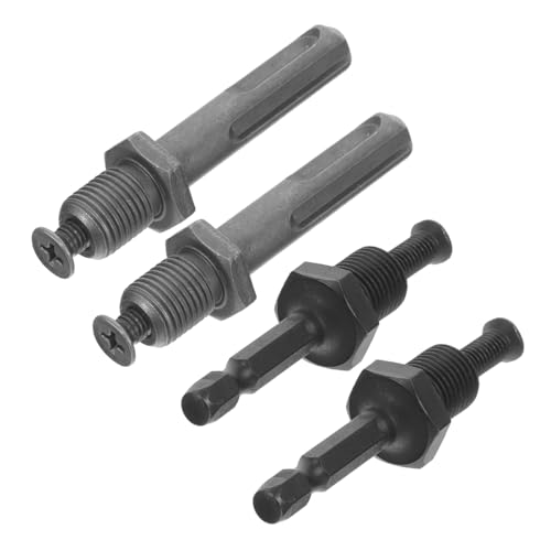 SEWACC 4 Stück Teiliges Impact Socket Adapter mit Quadratantrieb Sechskantschaft Robuster Bohrmaschinen adapter für Schlagschrauber und Elektrowerkzeuge Vielseitig für Heimwerker und SEWACC 4 Stück Teiliges Impact Socket Adapter mit Quadratantrieb Sechskantschaft Robuster Bohrmaschinen adapter für Schlagschrauber und Elektrowerkzeuge Vielseitig für Heimwerker und von SEWACC