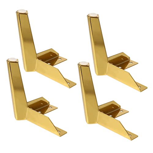 SEWACC 4 Stück Teiliges Möbelbein Langlebigem Eisen Hohe Y Förmige Stützfüße Titanfarbe Geeignet für Sofa Schrank Couchtisch und Tv Möbel Einfache Montage Modernes Design von SEWACC