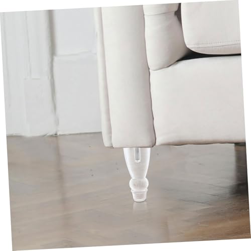 SEWACC 4 Stück Teiliges Möbelbeine Kristalloptik Stilvolle Ersatzbeine für Sofa Kommode Nachttisch Vielseitig Einsetzbar Einfache Montage Passend für Moderne Einrichtungsstile von SEWACC