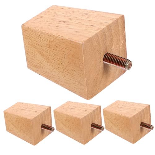 SEWACC 4 Stück Teiliges Möbelbeine Sofabeine mit Zubehör Stabile und Langlebige Holzfüße für Couch Tisch Schrank Ersatzfüße Einfache Montage Naturfarbene Möbelfüße SEWACC 4 Stück Teiliges Möbelbeine Sofabeine mit Zubehör Stabile und Langlebige Holzfüße für Couch Tisch Schrank Ersatzfüße Einfache Montage Naturfarbene Möbelfüße von SEWACC