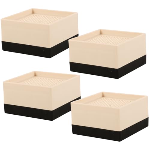 SEWACC 4 Stück Teiliges Möbelerhöhungen aus Robustem Resin rutschfeste Stuhl und Tischfußschutzpads Hohe Langlebige TPU Möbelfüße für Sofas und Haushaltsgeräte von SEWACC