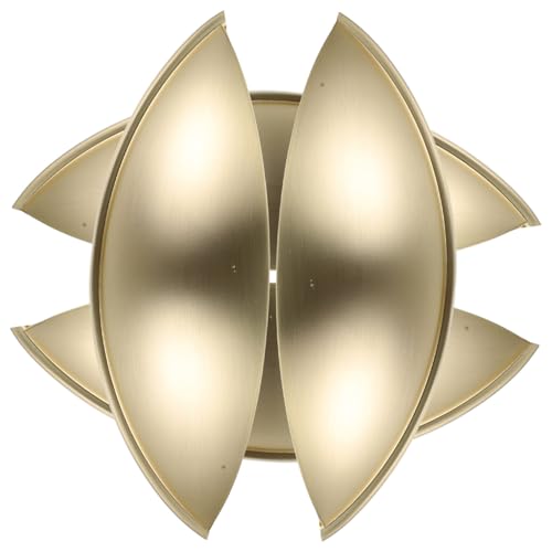 SEWACC 4 Stück Teiliges Möbelgriff Halbkreis aus Zinklegierung Kompakter Schubladengriff für Kommode und Schrank Einfache Montage Vintage Elegantes Design Stabile Metallgriffe für Möbel von SEWACC