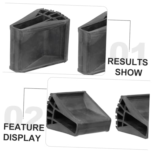 SEWACC 4 Stück Teiliges Rutschfeste Leiterfußschoner Schutzkappen für Klappleitern Robuste Leiterfüße Bodenschutz Geräteschutz Langlebig und Einfach zu Montieren von SEWACC