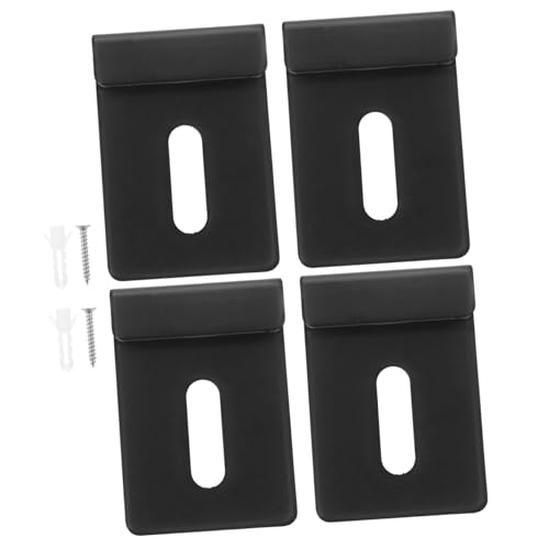 SEWACC 4 Stück Teiliges Spiegelhalterungsset Wandmontage für Rahmenlose Spiegel Stabil und Installieren mit Schrauben und Klemmen für Sicheren Halt SEWACC 4 Stück Teiliges Spiegelhalterungsset Wandmontage für Rahmenlose Spiegel Stabil und Installieren mit Schrauben und Klemmen für Sicheren Halt von SEWACC