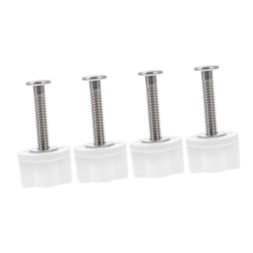 SEWACC 4 Stück Teiliges Toilettensitz Befestigungsschrauben Wc Sitz Ersatzteile Schrauben mit Hoher Festigkeit und Langlebiger Verarbeitung Einfache Montage für Toilettensitz Reparatur von SEWACC