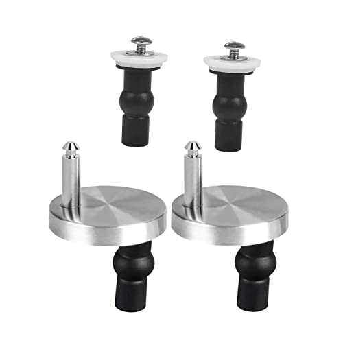 SEWACC 4 Stück Teiliges Toilettensitz Befestigungsset Expansionsschrauben Ersatz Wc Sitz Montage Zubehör Einfache Installation Langlebig von SEWACC