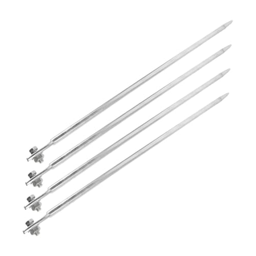 SEWACC 4 Stück Teiliges Tragbarer Erdungsspieße Galvanisierte Ground Probe Rods Ø Wetterbeständig Hoher Leitwert für Elektrozaun Antenne Satellitenschüssel Outdoor schutz von SEWACC