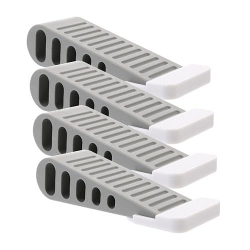 SEWACC 4 Stück Teiliges Türstopper aus Rutschfestem Gummi Türkeil für Türsicherung Verhindert Türschlagen und Schützt Möbel Stabiler Anschlagpuffer für Innen Außenbereich Vielseitig SEWACC 4 Stück Teiliges Türstopper aus Rutschfestem Gummi Türkeil für Türsicherung Verhindert Türschlagen und Schützt Möbel Stabiler Anschlagpuffer für Innen Außenbereich Vielseitig von SEWACC