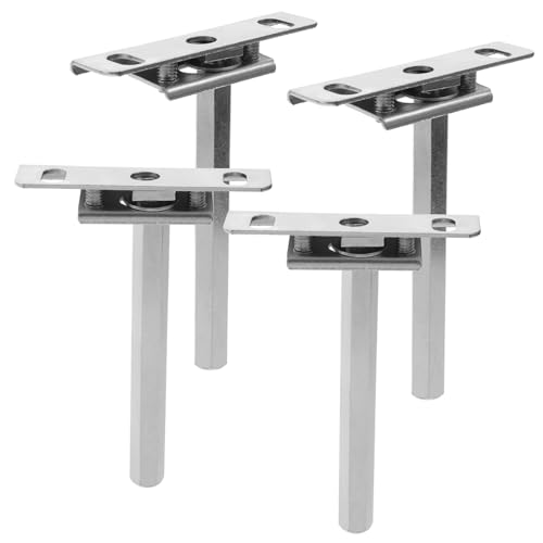 SEWACC 4 Stück Teiliges Unsichtbare T Förmige Regalbodenträger Schwere Tragkraft Stabile Halterungen für DIY Schwebende Wandregale Küche Balkon Bad SEWACC 4 Stück Teiliges Unsichtbare T Förmige Regalbodenträger Schwere Tragkraft Stabile Halterungen für DIY Schwebende Wandregale Küche Balkon Bad von SEWACC