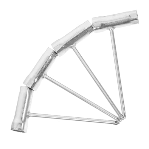 SEWACC 4 Stück Teiliges Verstellbares Kettensägen werkzeugset mit Zündkerzenschlüssel Ergonomischer Griff Leicht und Handlich für Einfache Wartung und Reparatur von Kettensägen und von SEWACC