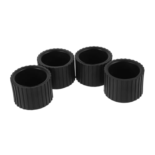 SEWACC 4 Stück Teiliges rutschfeste Gummi Fußabdeckungen für Fitnessgeräte Robuste Bodenschutz Pads für Hartholz Fliesen Teppiche Einfache Montage Vibrationsdämpfend für Heim und SEWACC 4 Stück Teiliges rutschfeste Gummi Fußabdeckungen für Fitnessgeräte Robuste Bodenschutz Pads für Hartholz Fliesen Teppiche Einfache Montage Vibrationsdämpfend für Heim und von SEWACC