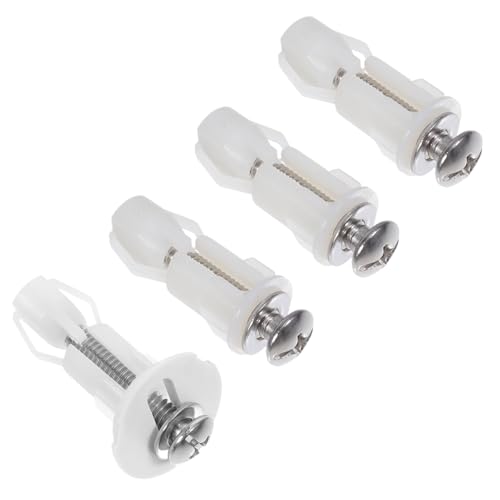 SEWACC 4 Stück Toilettensitz Befestigungsschrauben Edelstahl Expansionsschraube mit Kunststoffmutter Inklusive Unterlegscheiben Rostfrei Langlebig Kompatibel mit Standard Wc Sitz SEWACC 4 Stück Toilettensitz Befestigungsschrauben Edelstahl Expansionsschraube mit Kunststoffmutter Inklusive Unterlegscheiben Rostfrei Langlebig Kompatibel mit Standard Wc Sitz von SEWACC