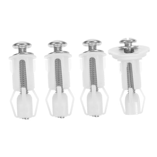 SEWACC 4 Stück Toilettensitz Befestigungsschrauben aus Edelstahl und Nylon Rostfrei Robust Unterlegscheiben Passend Einfache Montage und Langlebig SEWACC 4 Stück Toilettensitz Befestigungsschrauben aus Edelstahl und Nylon Rostfrei Robust Unterlegscheiben Passend Einfache Montage und Langlebig von SEWACC