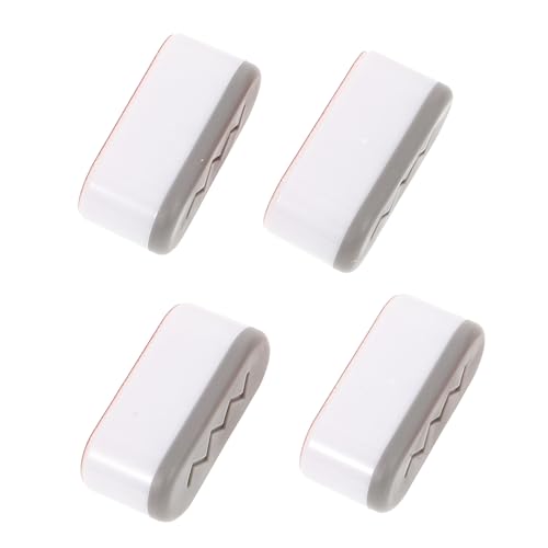 SEWACC 4 Stück Toilettensitz Dämpferpads aus Silikon Geräuschdämpfende Erhöhte Toilettensitz Dichtung Geruchsneutral Rutschfest Passend für Standard Toilettensitze für Zuhause und Hotel SEWACC 4 Stück Toilettensitz Dämpferpads aus Silikon Geräuschdämpfende Erhöhte Toilettensitz Dichtung Geruchsneutral Rutschfest Passend für Standard Toilettensitze für Zuhause und Hotel von SEWACC
