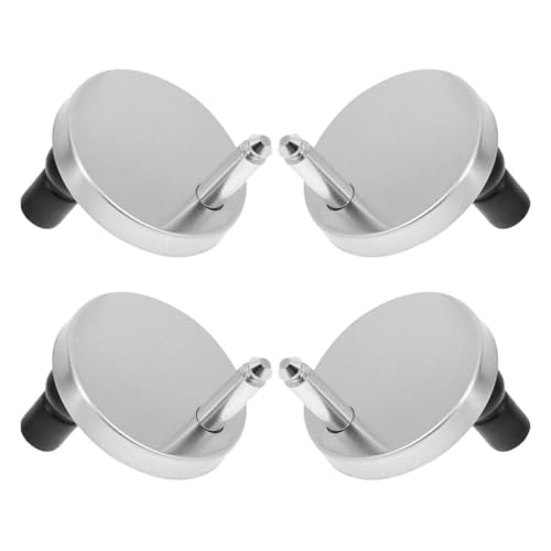SEWACC 4 Stück Toilettensitz Hardware Toilettendeckel Sitzscharniere Schrauben Toilettensitzschrauben Edelstahl Toilettensitz Scharniermuttern Toilettendeckel Anschluss von SEWACC