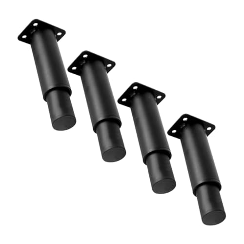 SEWACC 4 Stück Verstellbare Metallmöbelfüße Stabile Möbelbeine für Sofa Tv Schrank Couchtisch Höhenverstellbar Robuste Unterstützung für Möbel Aller Art von SEWACC