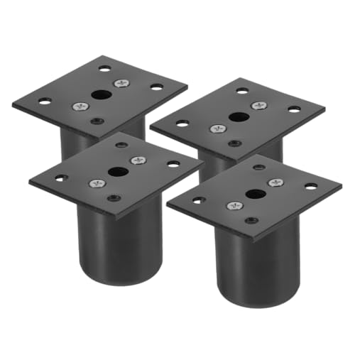 SEWACC 4 Stück Verstellbare Möbelbeine Aluminiumlegierung Höhenverstellbare Schrankfüße für Sofa und Tv Schrank Stabil und Langlebig Einfache Montage Geräuschloses Design von SEWACC