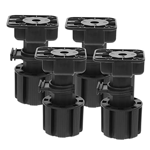 SEWACC 4 Stück Verstellbare Möbelbeine Robustem Kunststoff Höhenverstellbare Schrankfüße mit Hoher Tragkraft Feuchtigkeitsbeständig und Korrosionsfrei für Küchenmöbel und Unebene Böden SEWACC 4 Stück Verstellbare Möbelbeine Robustem Kunststoff Höhenverstellbare Schrankfüße mit Hoher Tragkraft Feuchtigkeitsbeständig und Korrosionsfrei für Küchenmöbel und Unebene Böden von SEWACC