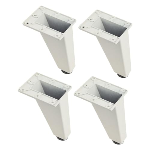 SEWACC 4 Stück Verstellbare Möbelbeine aus Langlebiger Aluminiumlegierung Stabile Sofafüße und Schrankbeine Hohe Weiße Möbelfüße für Couchtisch Tv Schrank und Polstermöbel SEWACC 4 Stück Verstellbare Möbelbeine aus Langlebiger Aluminiumlegierung Stabile Sofafüße und Schrankbeine Hohe Weiße Möbelfüße für Couchtisch Tv Schrank und Polstermöbel von SEWACC