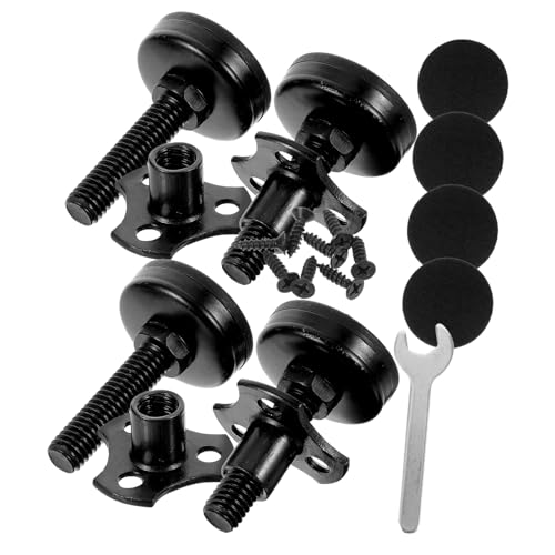 SEWACC 4 Stück Verstellbare Möbelfüße Hochbelastbare Nivellierfüße mit T Förmigem Schraubensatz zum Schutz des Einfache Installation mit Schrauben und Werkzeug Zufällige Zufällige Farbe SEWACC 4 Stück Verstellbare Möbelfüße Hochbelastbare Nivellierfüße mit T Förmigem Schraubensatz zum Schutz des Einfache Installation mit Schrauben und Werkzeug Zufällige Zufällige Farbe von SEWACC