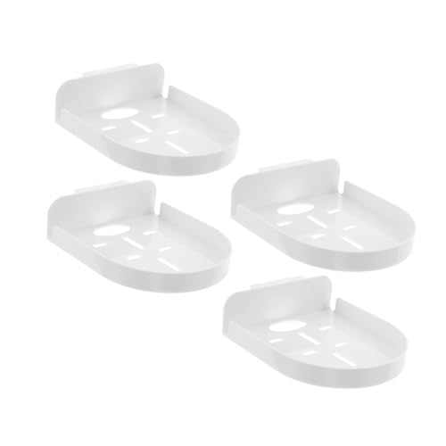 SEWACC 4 Stück Wandhalterung für Kamera Selbstklebendes Schwebendes Regal zur Stabilen Montage von Überwachungskameras Einfache Installation ohne Bohren Geeignet für Wohnzimmer von SEWACC