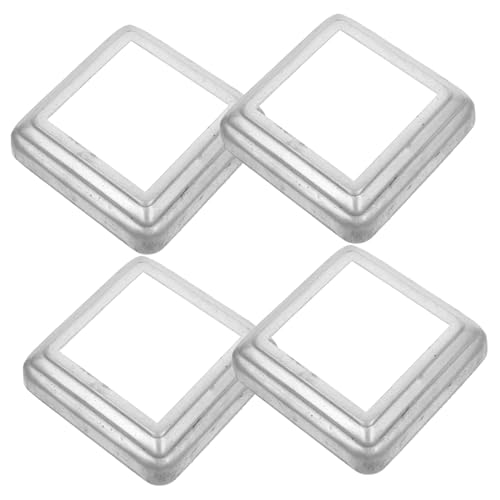 SEWACC 4 Stück Zaunpfostenverkleidungen Dekorative Postskirt für Pfosten Langlebige und Praktische Verkleidungen für Balkone Treppen und Zäune von SEWACC