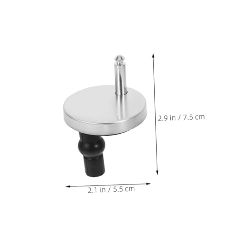 SEWACC 4 Teiliges Toilettensitz Befestigungsset Schnelle Montage Passform Langlebige Schwarze Scharniere Einfache Installation Ersatz Toilette Sitz Verbindungselemente von SEWACC