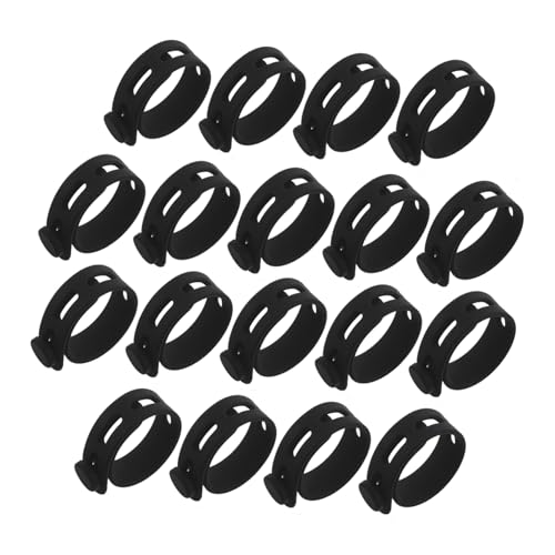 SEWACC 40 Stück Teiliges Silikon Wiederverwendbar Waschbar Elastisch mit Verschlussschnalle Kabel-organizer für Kabelmanagement Zuhause Büro Reisen Schwarz SEWACC 40 Stück Teiliges Silikon Wiederverwendbar Waschbar Elastisch mit Verschlussschnalle Kabel-organizer für Kabelmanagement Zuhause Büro Reisen Schwarz von SEWACC