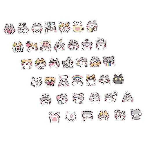 SEWACC 40stücke Katzen Aufkleber Planer Dekorative Sticker Kalender Sticker Lustige Kätzchen Scrapbook Aufkleber von SEWACC