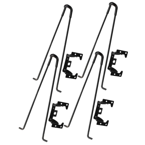 SEWACC 4stücke Klappbare Tischbeine Aus Metall Möbelbeine Mit Haarnadel-Design Klappbare Beine Für Tische Und Kommoden Einfache Montage Und Stabile Unterstützung von SEWACC