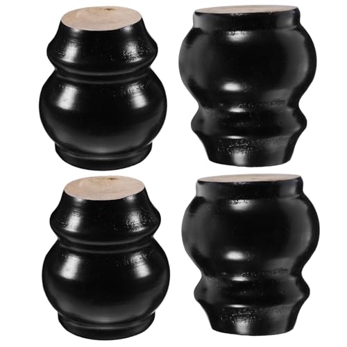SEWACC 4Stücke Möbelfüße Sofa Ersatzbeine Lackierte Möbelbeine für Schrank Kommode Couchtisch Stabil und Modern von SEWACC
