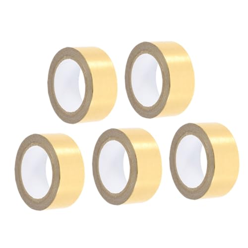 SEWACC 5 Rollen Einfarbiges Metallisches Washi Tape für Scrapbook DIY Basteln Leicht zu Schneiden Rückstandsfrei Entfernbar für Tagebuch und Planer Dekoration SEWACC 5 Rollen Einfarbiges Metallisches Washi Tape für Scrapbook DIY Basteln Leicht zu Schneiden Rückstandsfrei Entfernbar für Tagebuch und Planer Dekoration von SEWACC