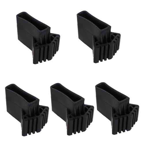 SEWACC 5 Stück Leiterfüße Schutzkappen aus Flexiblem Rutschfestem Material für Teleskopleitern mit Verstärkter Großer Auflagefläche zur Bodenschutz und Erhöhter Standfestigkeit von SEWACC