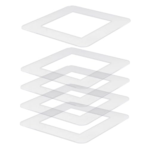 SEWACC 5 Stück Schalterabdeckungen Wandleuchten Steckdosenabdeckungen Dekorative Steckdosenplatte Wandplattenabdeckung Steckdosenplatten Dekorative Wandsteckdosenabdeckung von SEWACC