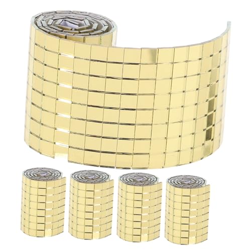 SEWACC 5 Stück Selbstklebende Spiegel Mosaikfliesen Fiberglas Feuchtigkeitsbeständig Wanddekoration für Bad Wohnzimmer DIY Bastelprojekte Craft Tiles SEWACC 5 Stück Selbstklebende Spiegel Mosaikfliesen Fiberglas Feuchtigkeitsbeständig Wanddekoration für Bad Wohnzimmer DIY Bastelprojekte Craft Tiles von SEWACC