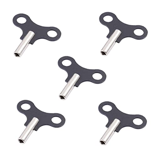 SEWACC 5 Stück Teiliges Aufziehschlüssel für Holzuhr Robustes Uhrwerkzeug für Reparatur von Uhren Einfach zu Handhaben Langlebig und Elegant Gestaltet von SEWACC