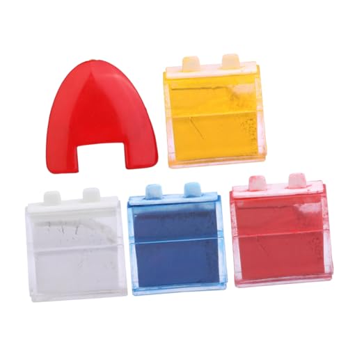 SEWACC 5 Stück Teiliges Set Farbiger Schneiderkreide mit Ersatzbox für Nähen Stoffmarkierung Quilten und Diy Projekte Robuste Leicht Anwendbare Kreide für Präzise und Professionelle SEWACC 5 Stück Teiliges Set Farbiger Schneiderkreide mit Ersatzbox für Nähen Stoffmarkierung Quilten und Diy Projekte Robuste Leicht Anwendbare Kreide für Präzise und Professionelle von SEWACC