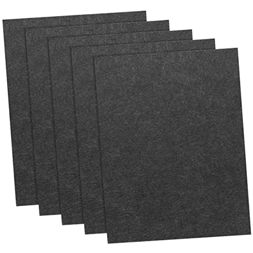 SEWACC 5 Stück rutschfeste Möbelgleiter Selbstklebend Bodenschoner Für Stuhlbeine Und Tischfüße Verschleißfestes Filzmaterial 210x300mm Schwarz Für Holz Und Teppichböden SEWACC 5 Stück rutschfeste Möbelgleiter Selbstklebend Bodenschoner Für Stuhlbeine Und Tischfüße Verschleißfestes Filzmaterial 210x300mm Schwarz Für Holz Und Teppichböden von SEWACC