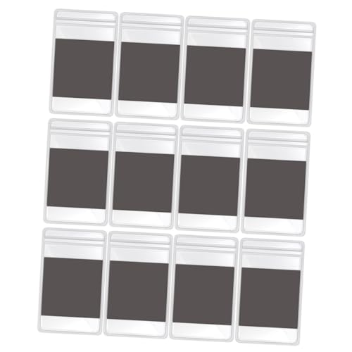 SEWACC 50 Sätze Teiliges Klare Selbstklebende PVC Schmuckbeutel mit Verfärbungspapier Robuste Tragbare Aufbewahrungstaschen für Ohrringe Ringe Halsketten für Reisen und Langfristigen von SEWACC