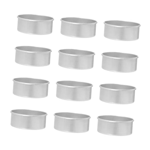 SEWACC 50 Stück Aluminium Kerzenhalter mit Rand Runde Party Kerzenteller Hitzebeständig Formstabil Moderner Kerzenständer für Geburtstags Fest und Wohnraumdekoration SEWACC 50 Stück Aluminium Kerzenhalter mit Rand Runde Party Kerzenteller Hitzebeständig Formstabil Moderner Kerzenständer für Geburtstags Fest und Wohnraumdekoration von SEWACC