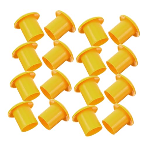 SEWACC 50 Stück Kunststoff Bewehrungskappen Rebar Safety Caps Schutzkappen für Baustellen Wiederverwendbare Pilz endkappen für Bewehrungsstahl Verschleißfest und Einfache Montage von SEWACC