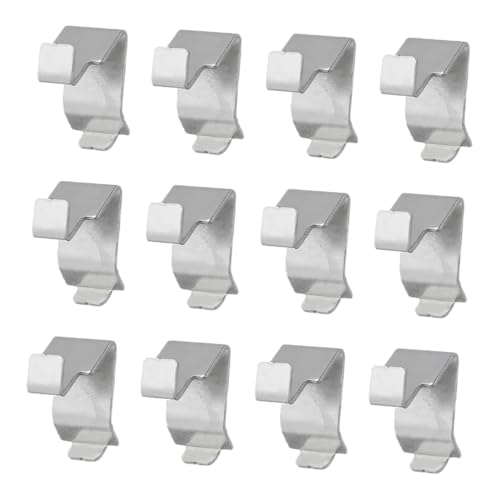 SEWACC 50 Stück Metall Regalbodenträger Verstärkte Aktenschrank Clips Stabiler Regalfachhalter Für Küchen Büroschränke Schnelle Montage Ohne Werkzeug SEWACC 50 Stück Metall Regalbodenträger Verstärkte Aktenschrank Clips Stabiler Regalfachhalter Für Küchen Büroschränke Schnelle Montage Ohne Werkzeug von SEWACC